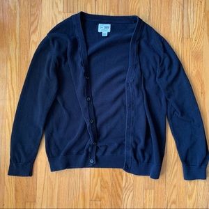 NAVY BLUE BUTTON UP CARDIGAN KIDS